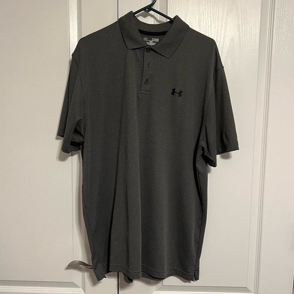 Men’s Under Armour Polo Size XL Grey